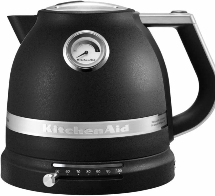 KitchenAid Pro Line Series 1.5L Electric Kettle - KEK1522, Frosted Pearl White, Fast Boiling, Cordless Design
