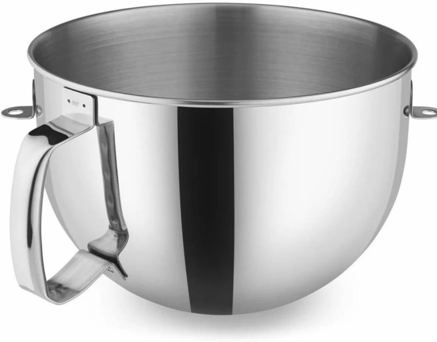 KitchenAid KA7QBOWL 7-Quart Stainless Steel Mixing Bowl Compatible with Bowl-Lift Stand Mixers, Durable & Rust-Resistant