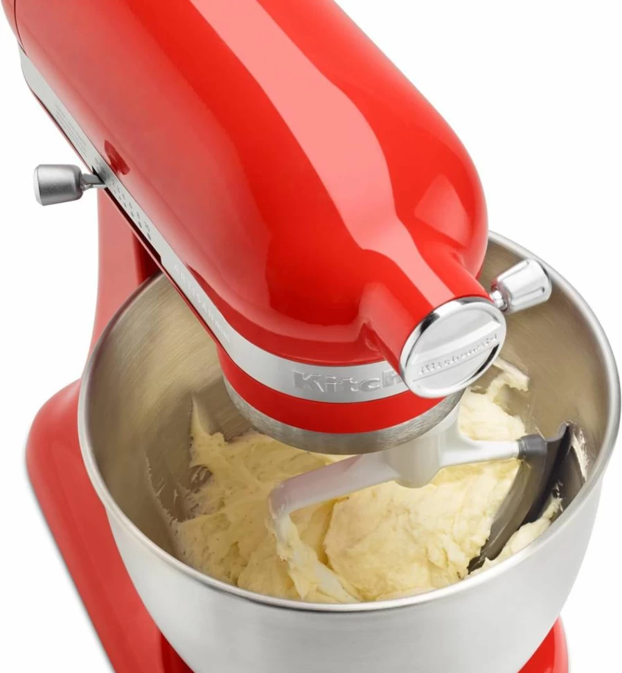 KitchenAid KFE35T 3.5 Qt Flex Edge Beater Attachment for Tilt-Head Stand Mixers, White - Compatible with KitchenAid Mixers
