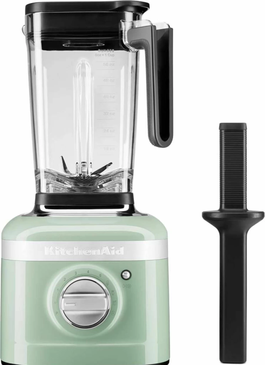 KitchenAid KSB4028 Pistachio 56 oz Variable Speed Blender with Tamper - K400 High Performance Countertop Blender for Smoothies & Food Prep