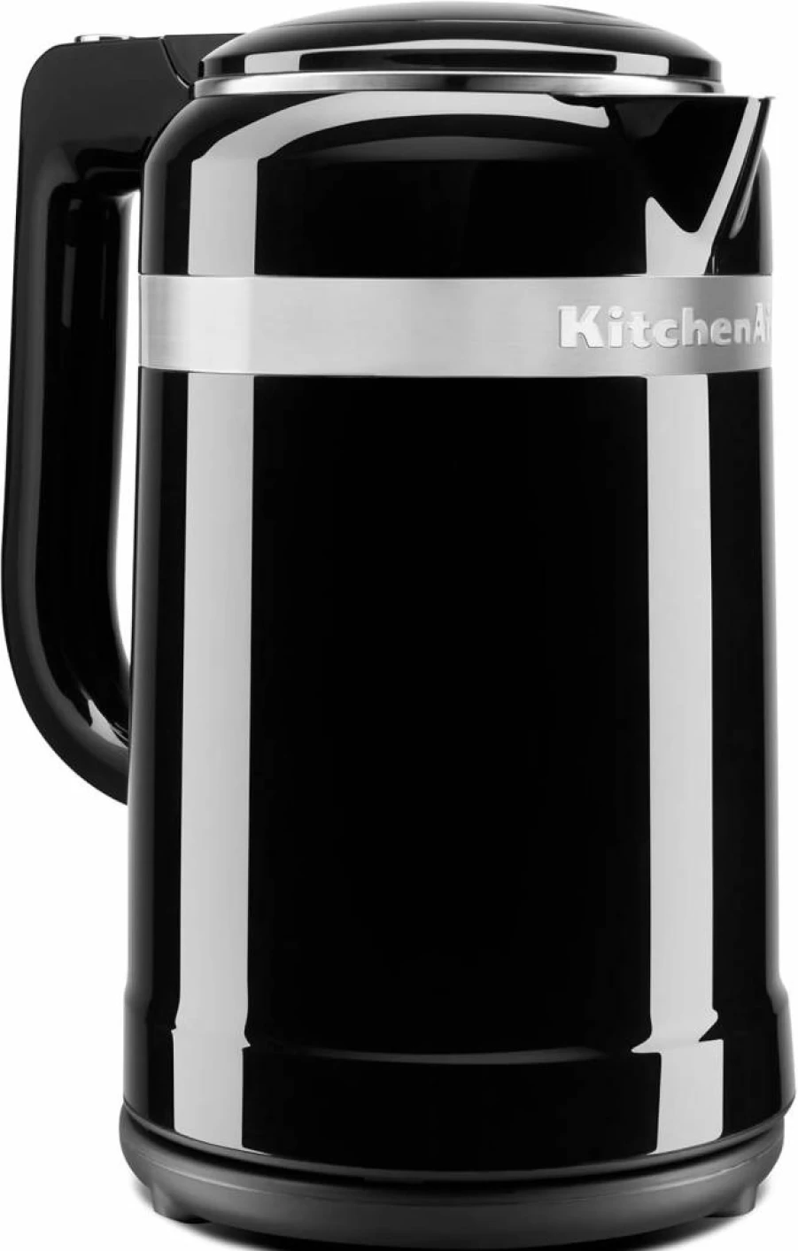KitchenAid 1.5L Electric Kettle with Dual Wall Insulation - Stainless Steel, Fast Boiling, Cordless (KKEK1565OB)