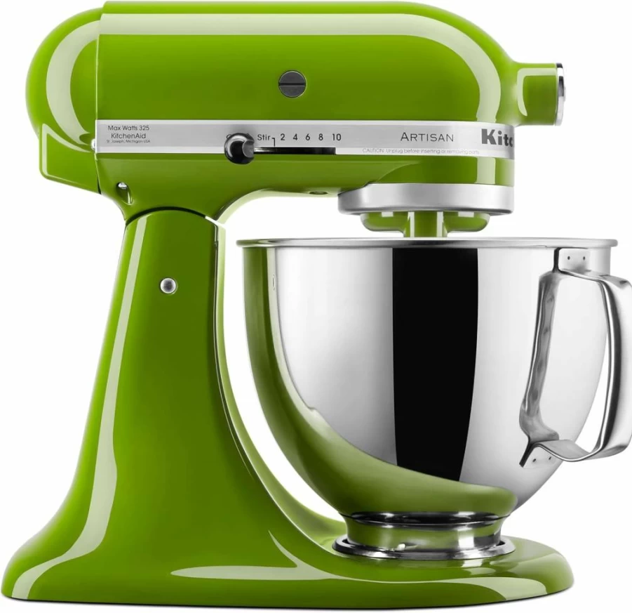 KitchenAid Artisan 5-Qt Tilt-Head Stand Mixer with Pouring Shield - KSM150PS, Matte Matcha Green