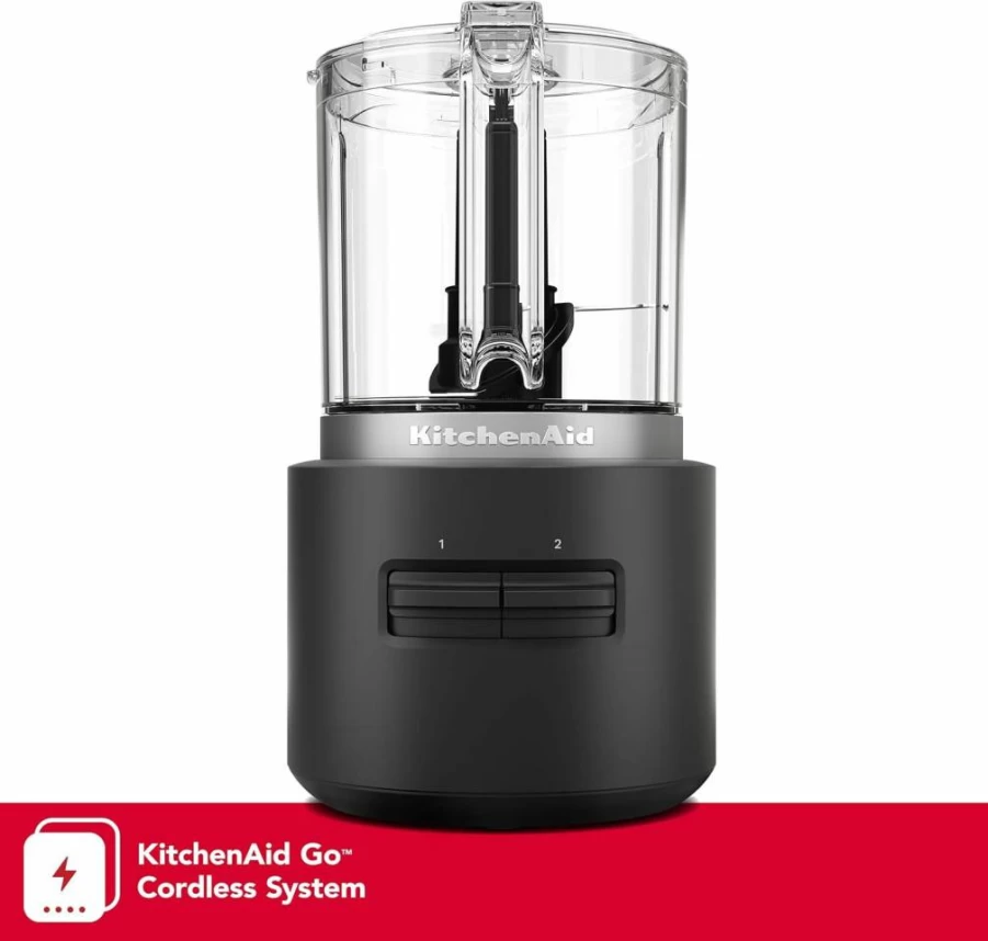 KitchenAid KKV100 Cordless Kitchen Vacuum Cleaner - Rechargeable Handheld Vacuum for Quick Cleanups, Battery Sold Separately