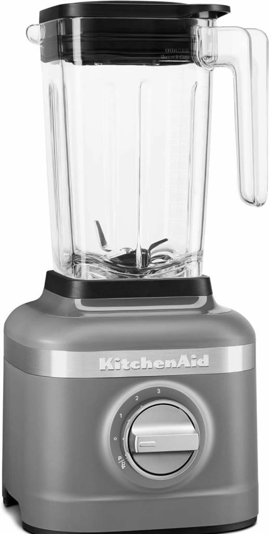 KitchenAid KSB1332Y 3-Speed Blender with Ice Crushing, 48 Oz Personal Blender Jar, Matte Charcoal Grey