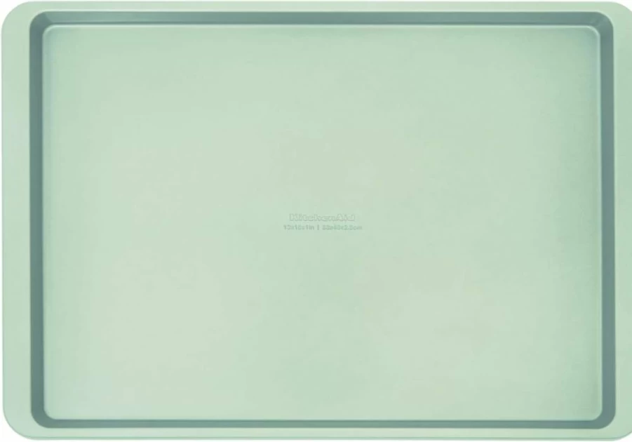 KitchenAid 9x13 Inch Nonstick Aluminized Steel Baking Pan with Ink Blue Coating for Even Heating & Easy Cleanup