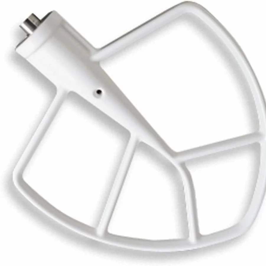 KitchenAid White Flat Beater Attachment for Bowl-Lift Stand Mixers - Compatible with KD26, KH25, KT26, KV25, KJ26, KB25, KP26 Models