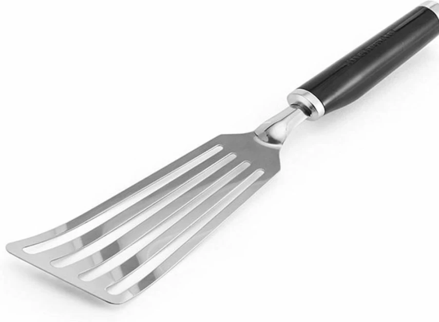 KitchenAid Classic Flex Turner Spatula - Black, One Size, Heat-Resistant Kitchen Utensil for Baking and Cooking
