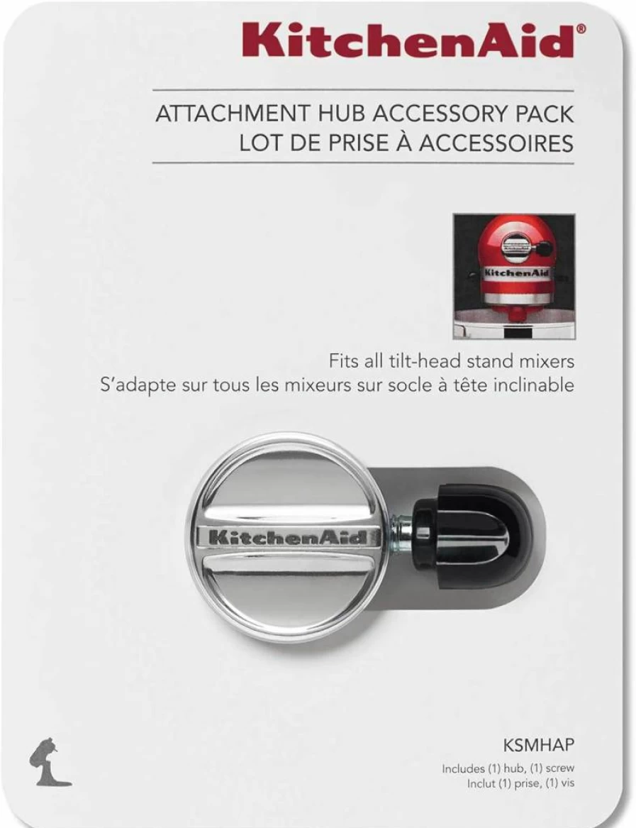 KitchenAid KSMHAP Silver Attachment Hub Accessory Pack for Stand Mixers