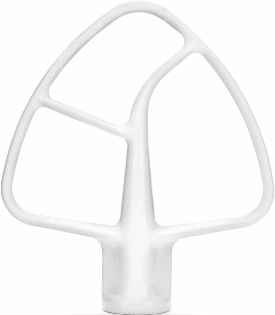 KitchenAid K45B Flat Beater Attachment for 4.5 & 5 Qt Stand Mixers - Durable White Coated Replacement Paddle