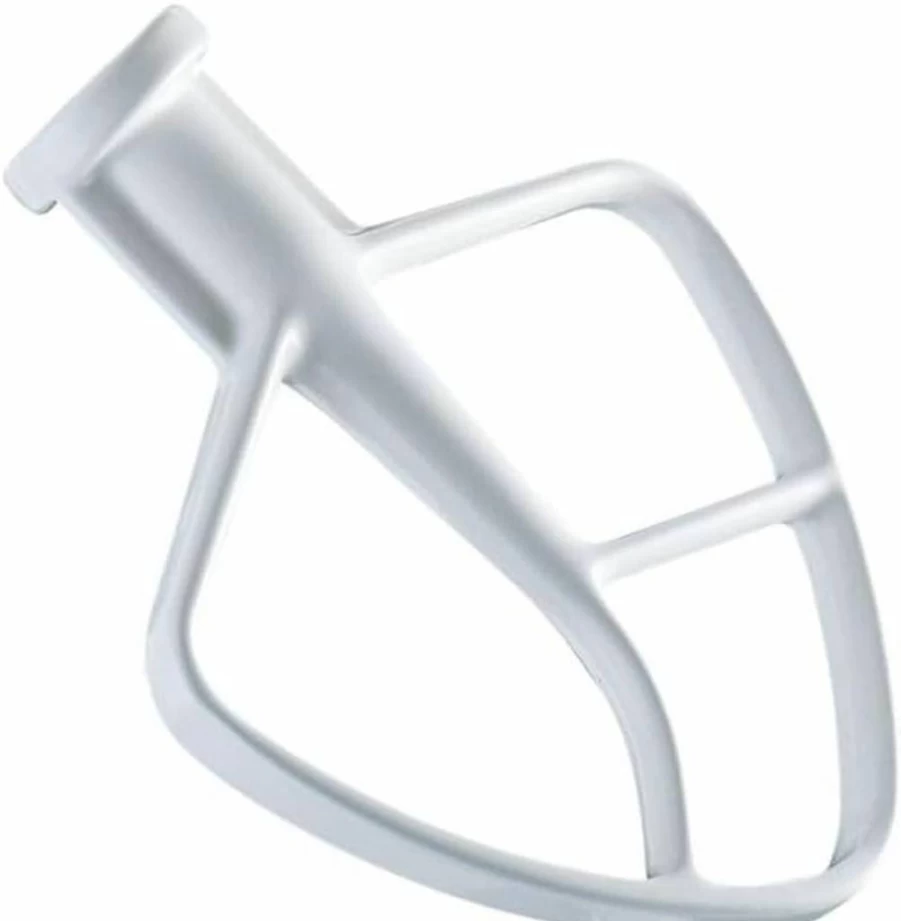 KitchenAid K45B Flat Beater Attachment for 4.5 & 5 Qt Stand Mixers - Durable White Coated Replacement Paddle