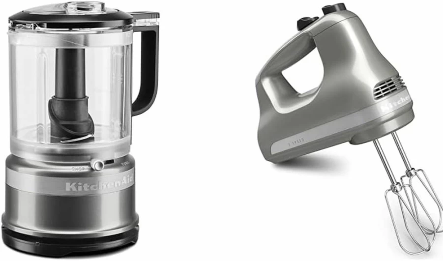 KitchenAid 5-Cup Food Chopper - White, KFC0516, Compact Kitchen Food Processor for Chopping, Slicing & Dicing