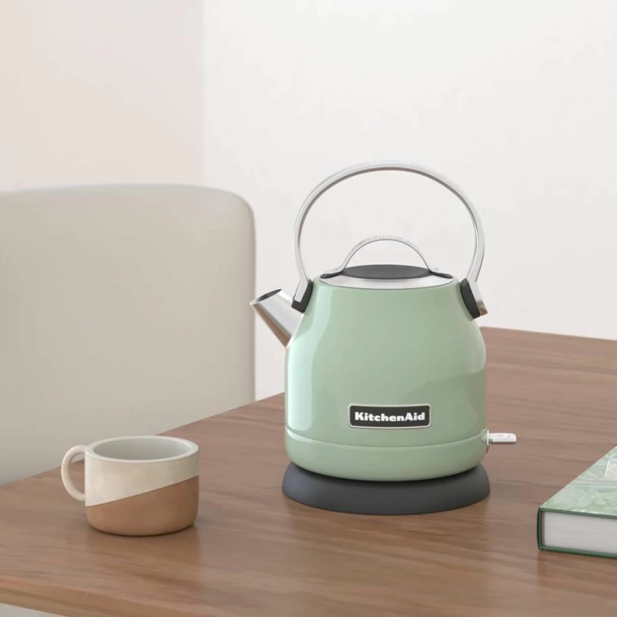 KitchenAid Kek1222 1.25 Liter Electric Kettle - Fast Boiling, Cordless Convenience, Stainless Steel