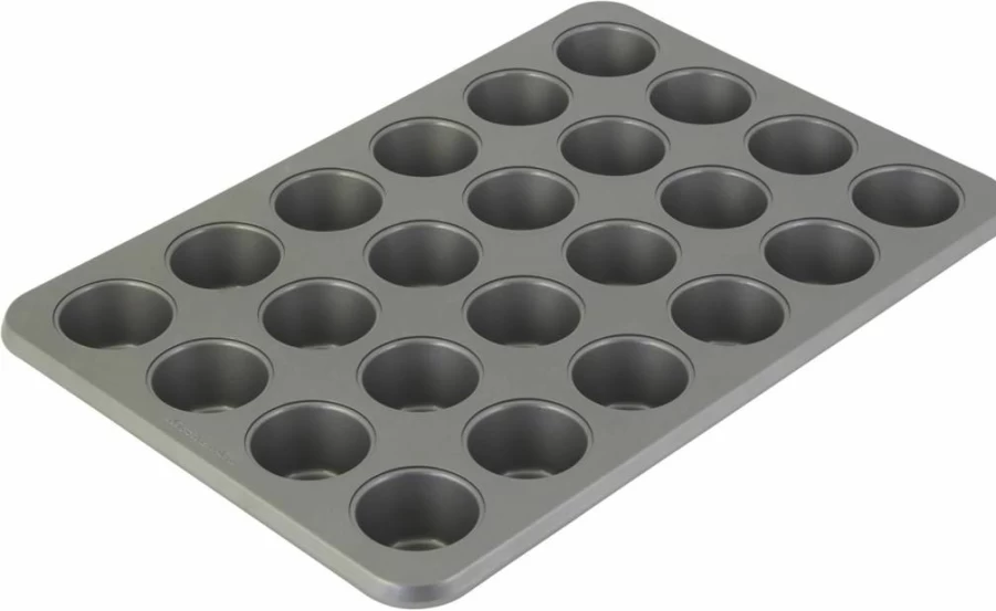KitchenAid 12-Cup Nonstick Muffin Pan, Aluminized Steel Baking Sheet for Cupcakes & Muffins, Durable & Easy Clean, Silver