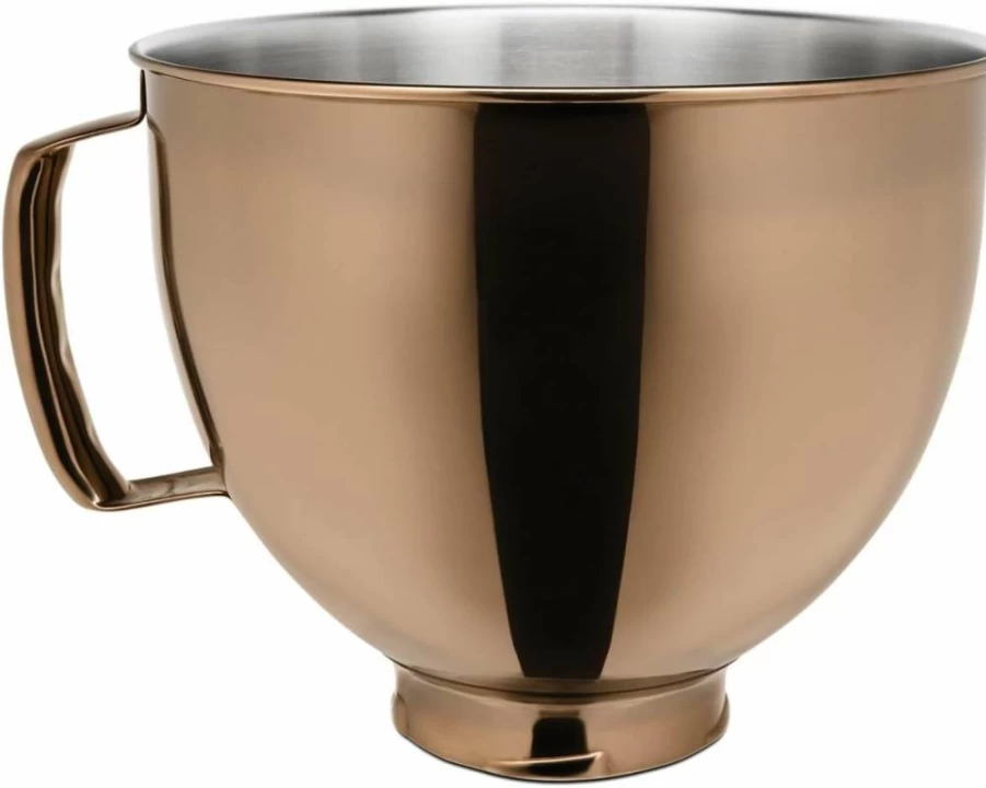 KitchenAid KSM5SSB 5-Quart Stand Mixer Bowl in Radiant Gold - Compatible with KSM5SSBRG & KSM5SSB Models
