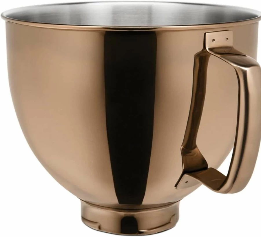 KitchenAid KSM5SSB 5-Quart Stand Mixer Bowl in Radiant Gold - Compatible with KSM5SSBRG & KSM5SSB Models
