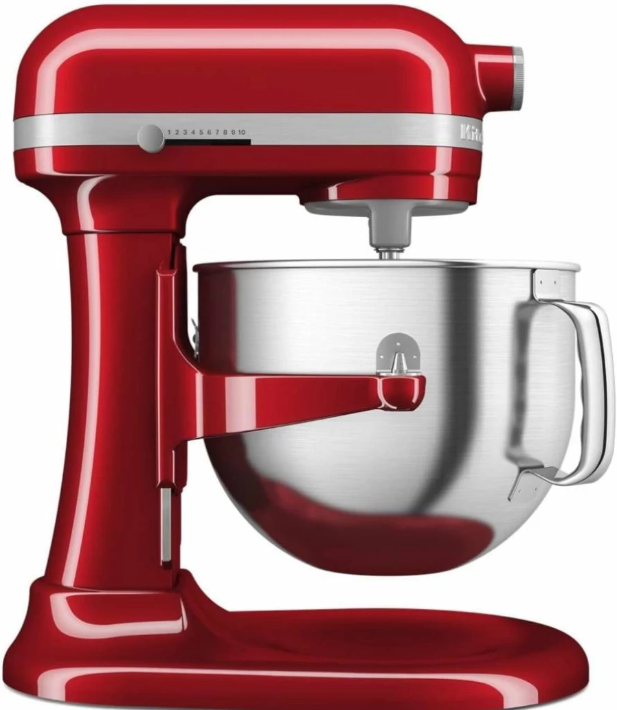 KitchenAid Empire Red 7 Qt Bowl-Lift Stand Mixer - Professional Kitchen Mixer with Powerful Motor & Durable Design