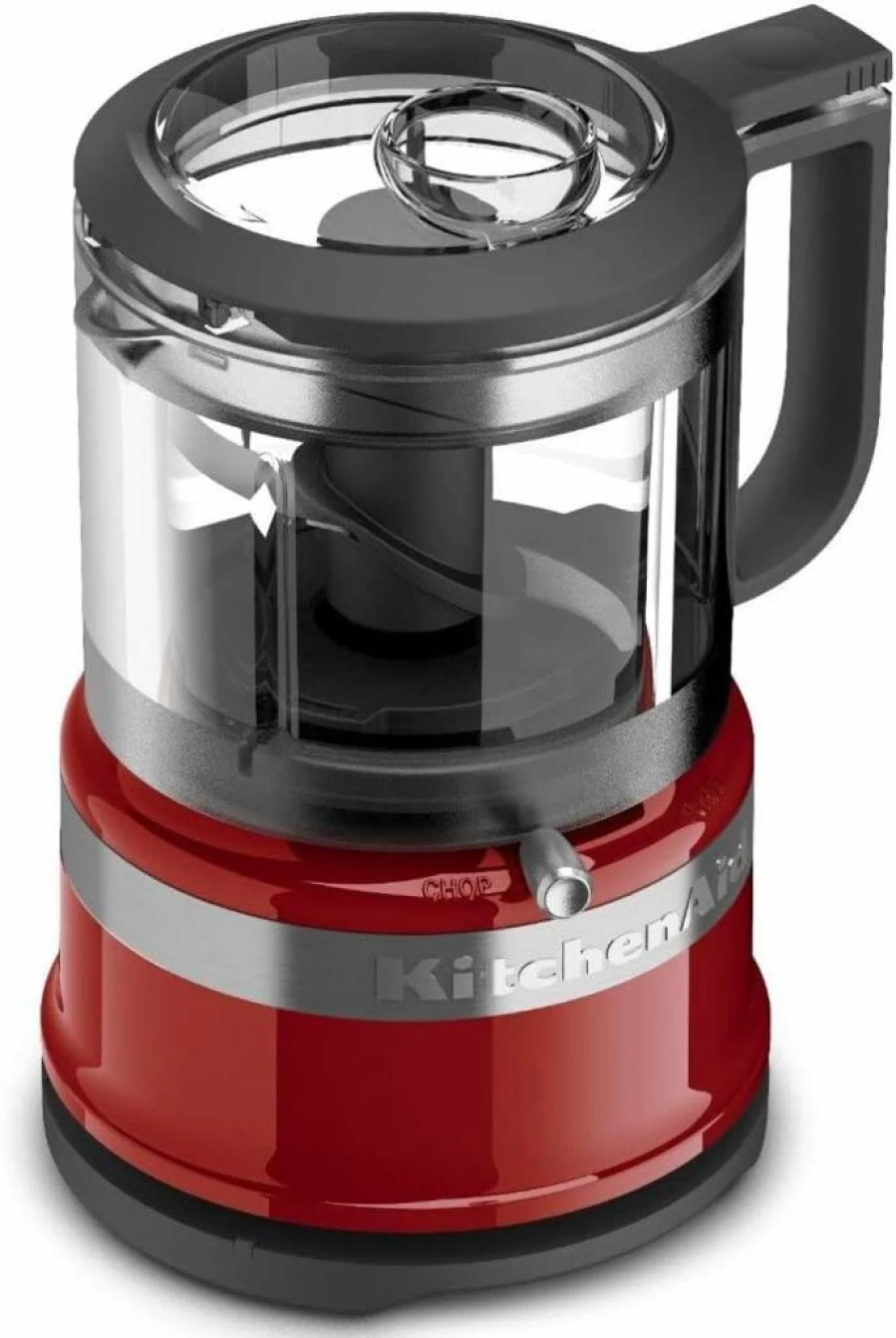 KitchenAid KFC3516IC 3.5-Cup Food Chopper for Precise Chopping, Dicing & Pureeing - Compact & Powerful, Ice Blue Countertop Appliance