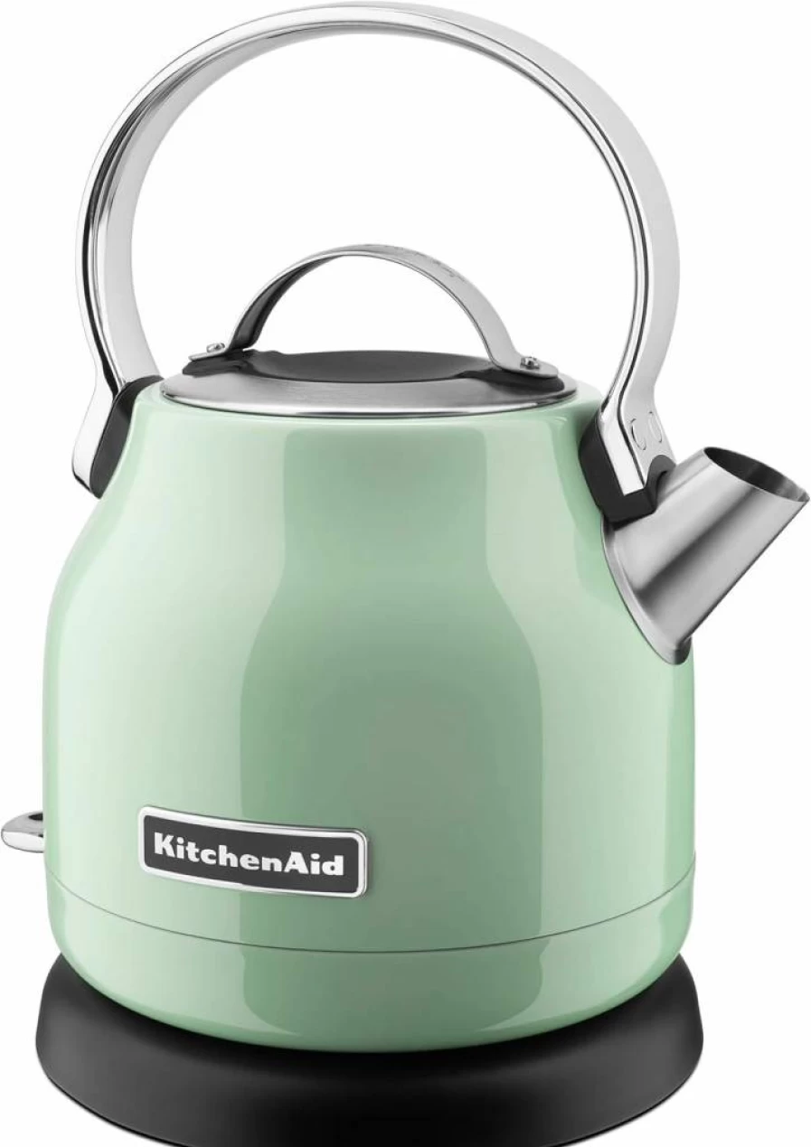 KitchenAid 1.25-Liter Electric Kettle in Onyx Black - Compact Size, Fast Boiling, Cordless Design