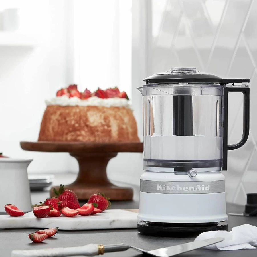 KitchenAid KFC0516 5-Cup Food Chopper – Compact Kitchen Food Processor for Chopping, Slicing & Pureeing