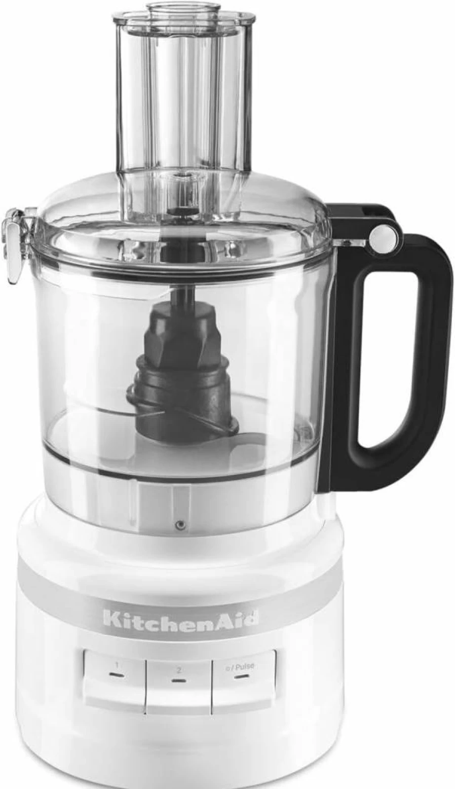 KitchenAid White 7-Cup Food Processor KFP0718WH – Compact Powerful Kitchen Chopper & Slicer