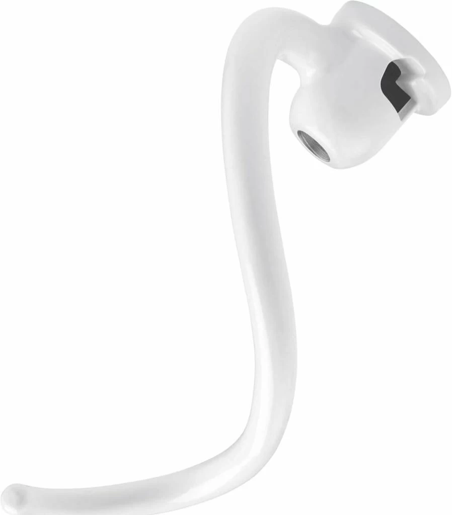 KitchenAid Dough Hook Spiral Coated Attachment for Bowl-Lift Stand Mixers - Compatible with KV25G, KP26M1X - White Baking Accessory
