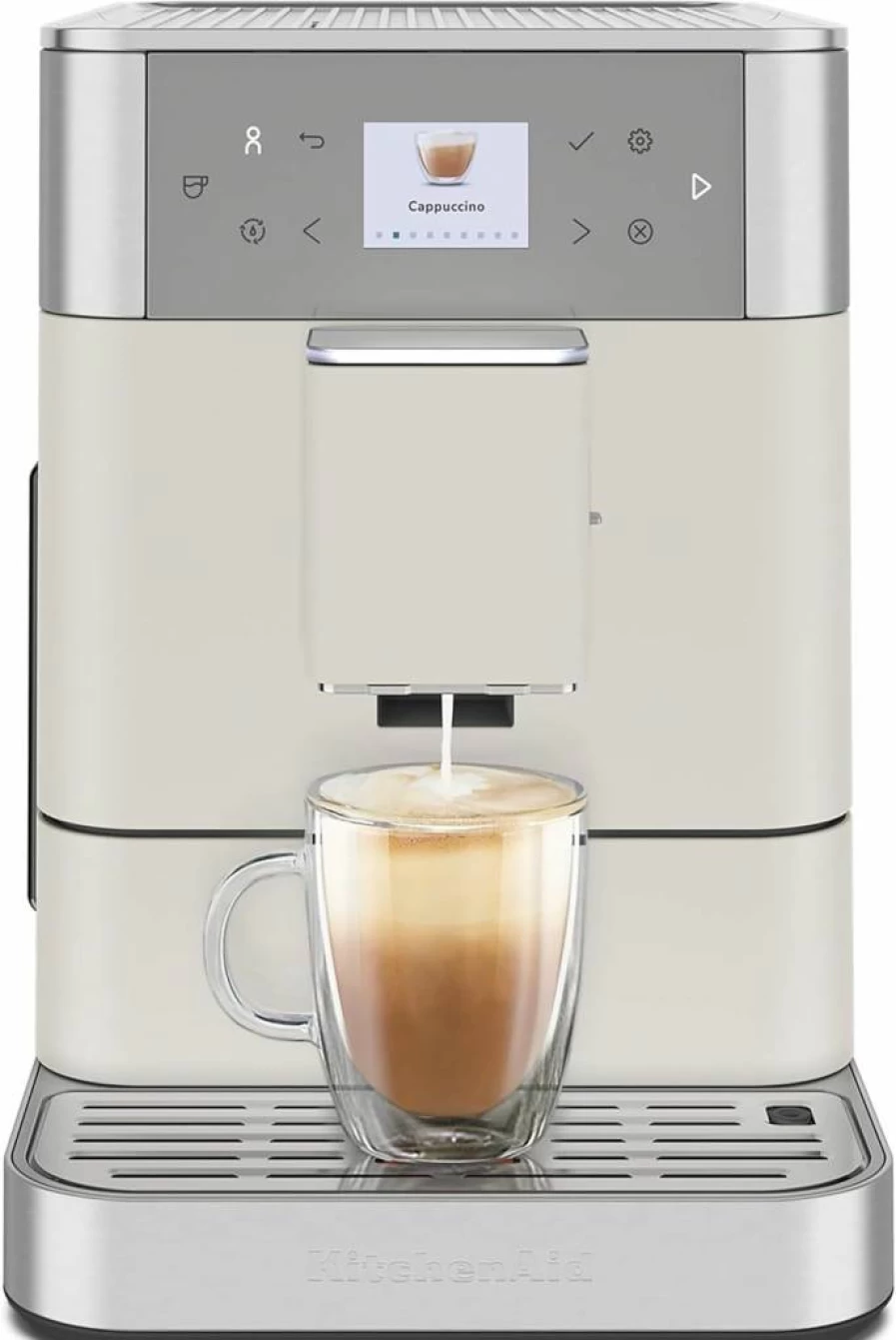 KitchenAid KF6 Kes8556PL Fully Automatic Espresso Machine in Porcelain White