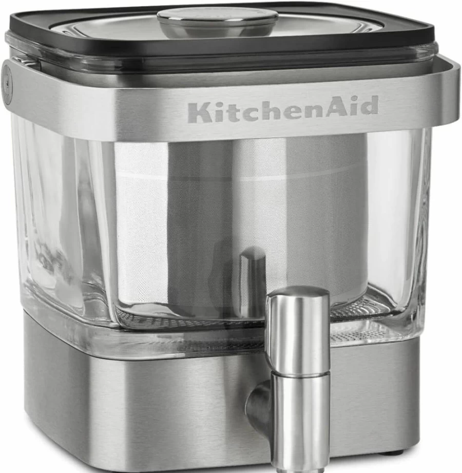 KitchenAid KCM4212SX 28-Ounce Cold Brew Coffee Maker with Stainless Steel Filter - Brushed Stainless Steel