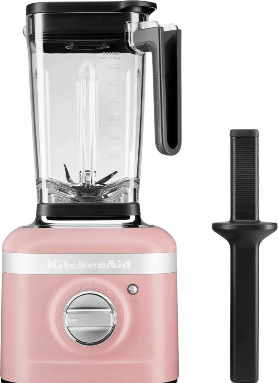 KitchenAid K400 Variable Speed Blender 56 oz with Tamper - KSB4028 - Dried Rose Color, High-Performance Countertop Blender for Smoothies, Soups & More