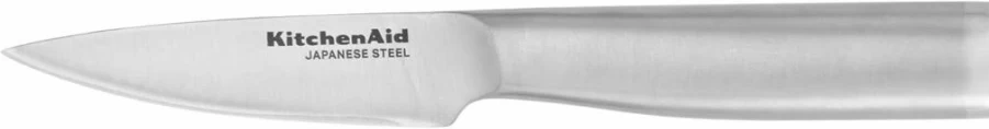 KitchenAid 4-Piece Gourmet Steak Knife Set, High-Carbon Japanese Stainless Steel, Brushed Finish, Forged Blades