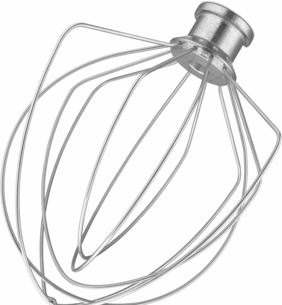 KitchenAid 6-Wire Whip Attachment for 5 & 6 Quart Bowl-Lift Stand Mixers - Silver Replacement Part