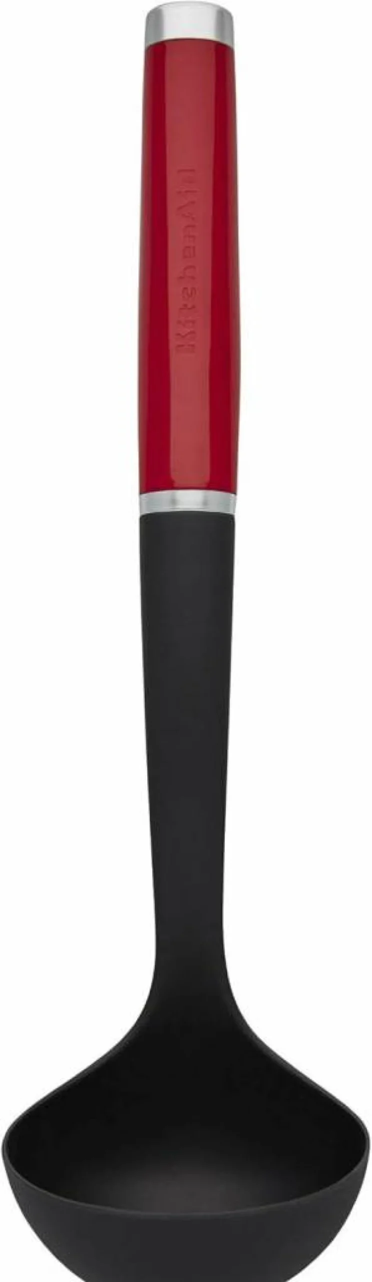 KitchenAid Classic Black Soup Ladle - Durable Kitchen Serving Spoon for Cooking & Baking