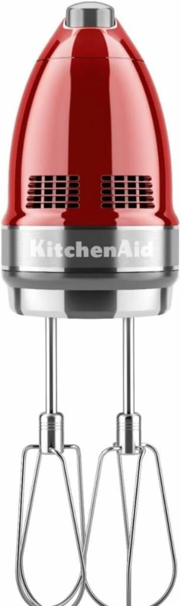KitchenAid Contour Silver 9-Speed Digital Hand Mixer with Turbo Beater II and Pro Whisk Attachment