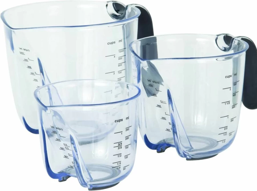 KitchenAid 3-Piece Gourmet Measuring Cup Set in Aqua Sky – Ko298Osaqa