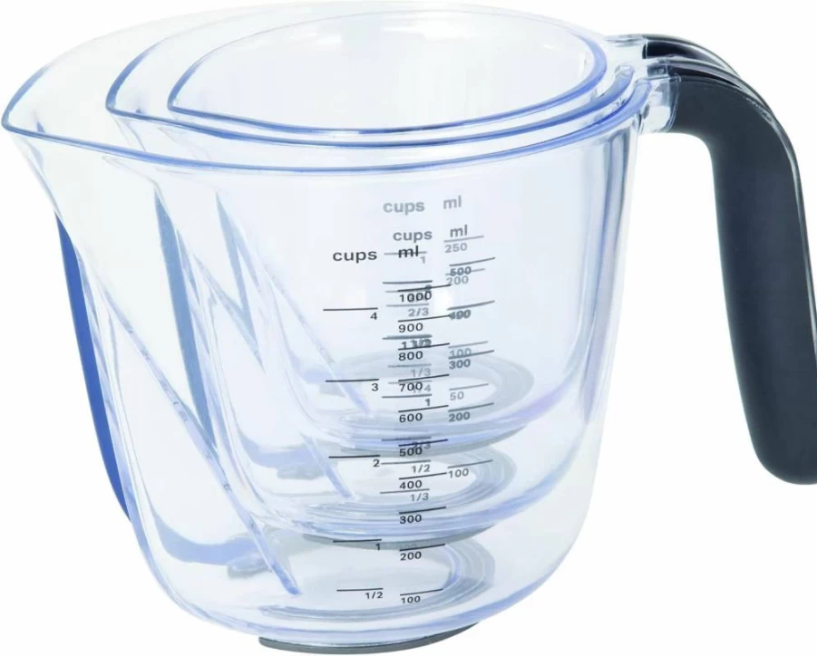 KitchenAid 3-Piece Gourmet Measuring Cup Set in Aqua Sky – Ko298Osaqa
