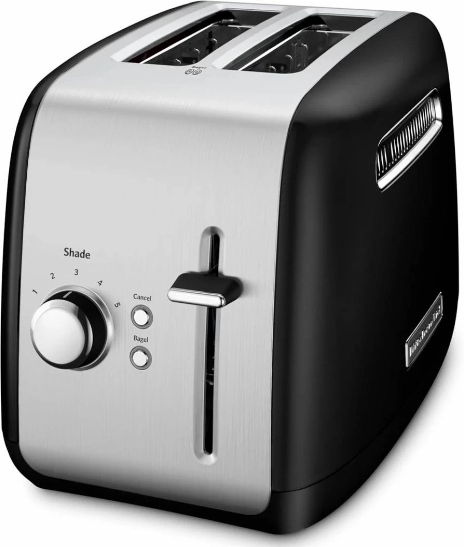 KitchenAid KMT2115SX 2-Slice Stainless Steel Toaster - Brushed Metal, Compact Design, Easy Clean, Defrost & Bagel Functions