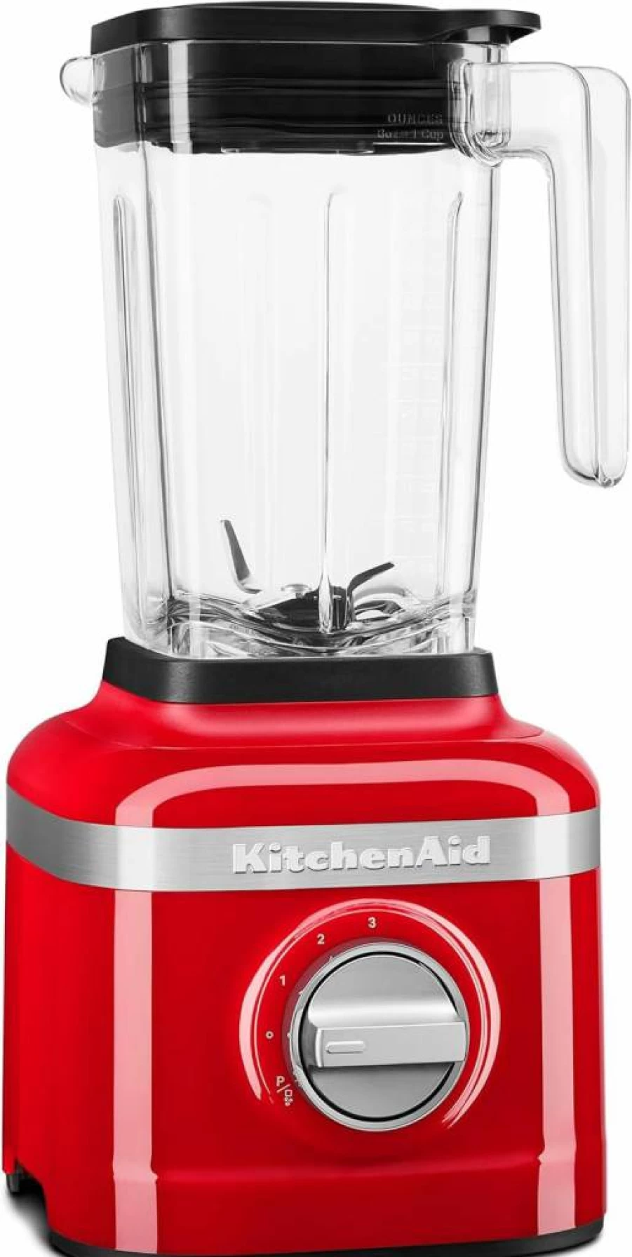 KitchenAid KSB1332Y 3-Speed Blender with Ice Crushing, 48 Oz Jar & 2 Personal Blender Jars, Passion Red