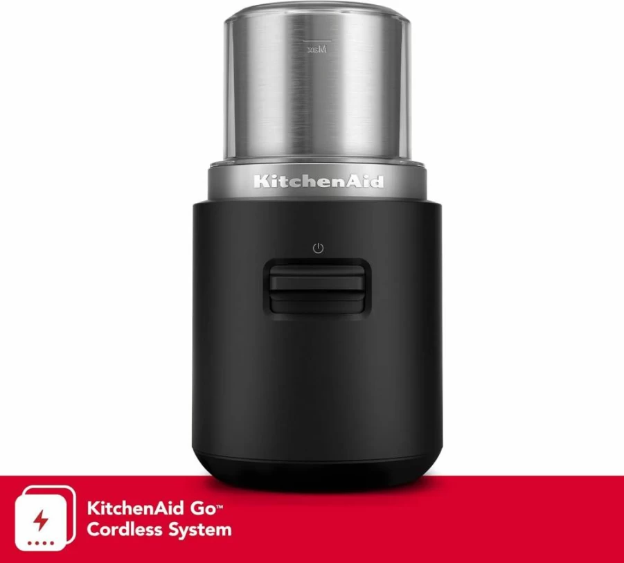 KitchenAid Kbgr111 Cordless Blade Grinder with Rechargeable Battery - Portable Coffee & Spice Grinder for Kitchen