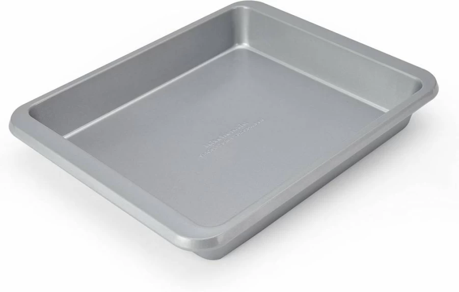 KitchenAid 12.3 x 10 Inch Silver Countertop Oven with Rectangular Baker for Baking and Roasting
