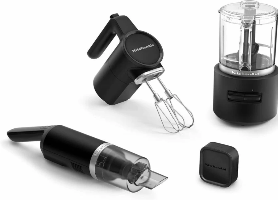 KitchenAid KHMIR762 Cordless Hand Mixer with Rechargeable Battery - Lightweight Portable Electric Whisk for Baking, Mixing & Beating - 5 Speeds, Easy-Clean Design, Perfect for Home & Professional Kitchens