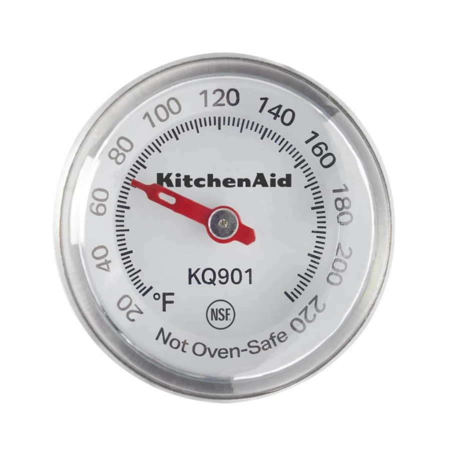 KitchenAid KQ901 Blue Velvet Instant-Read Food Thermometer for Kitchen & Grill, 20°F to 220°F Range, 1-Inch Dial, Fast Accurate Cooking Thermometer