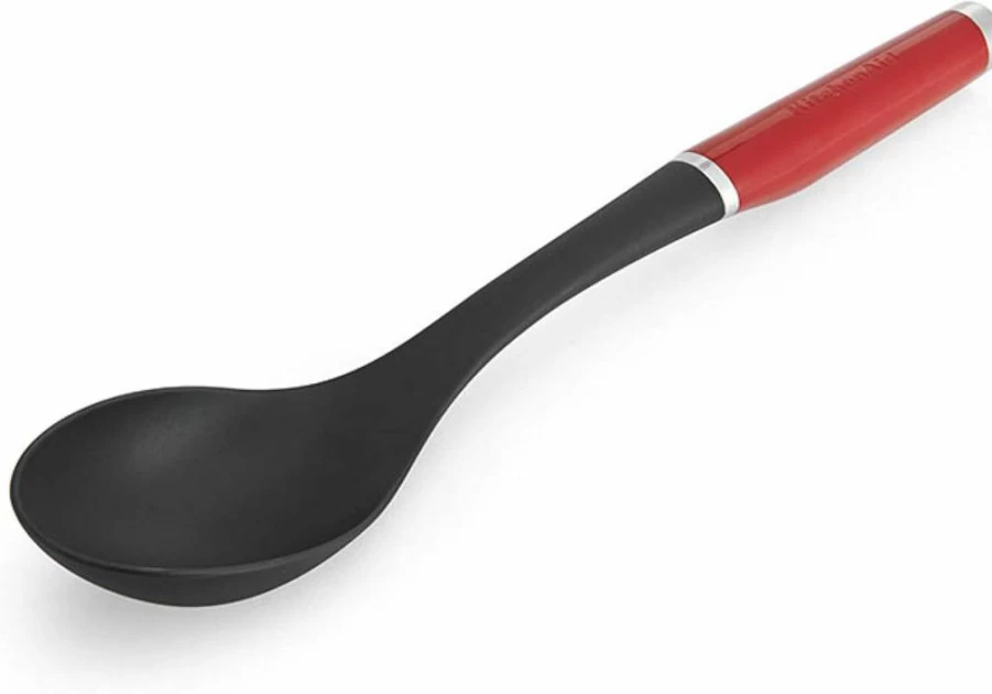 KitchenAid Classic Basting Spoon - Black, Heat-Resistant, Durable Kitchen Utensil for Cooking & Serving