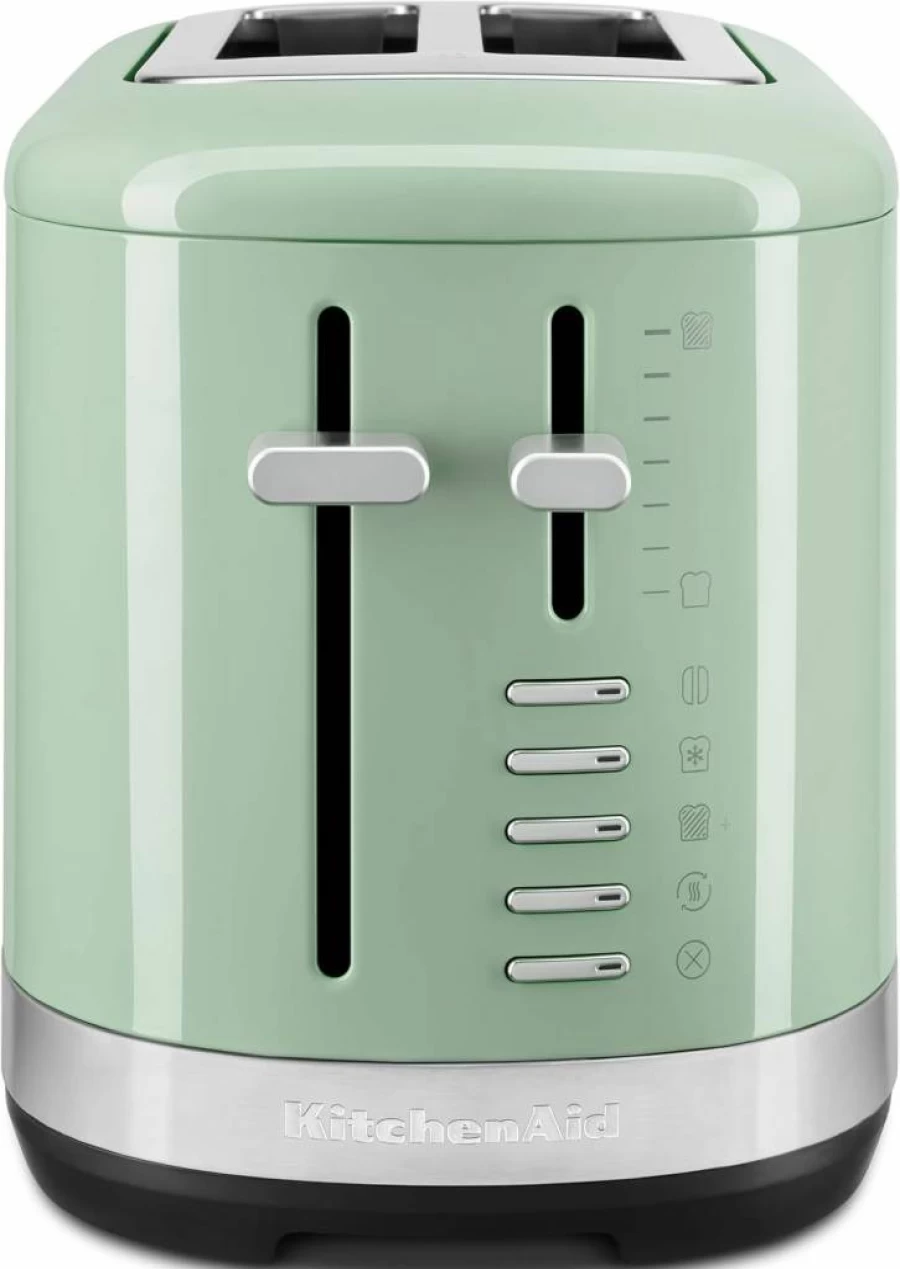 KitchenAid KMT2109ER Empire Red 2-Slice Toaster with Extra Wide Slots - Automatic Bread Toaster for Bagels & Thick Slices