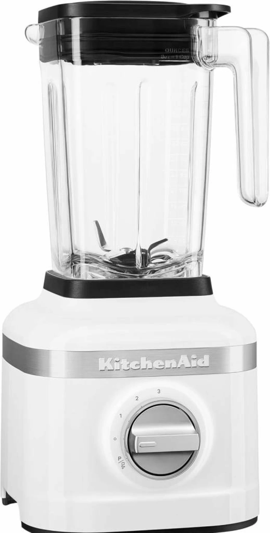 KitchenAid KSB1332Y 3-Speed Blender with Ice Crushing, 48 Oz Personal Blender & 2 Jars, White Countertop Blender for Smoothies & Shakes