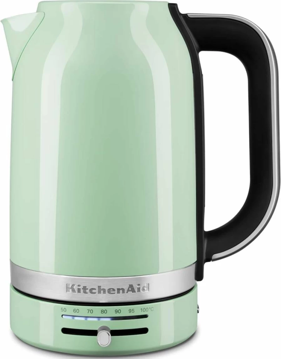 KitchenAid Kek1701 1.7L Electric Kettle - Fast Boiling, Cordless Water Heater for Kitchen, Office, Dorm - Stainless Steel, Auto Shut-Off, Boil-Dry Protection