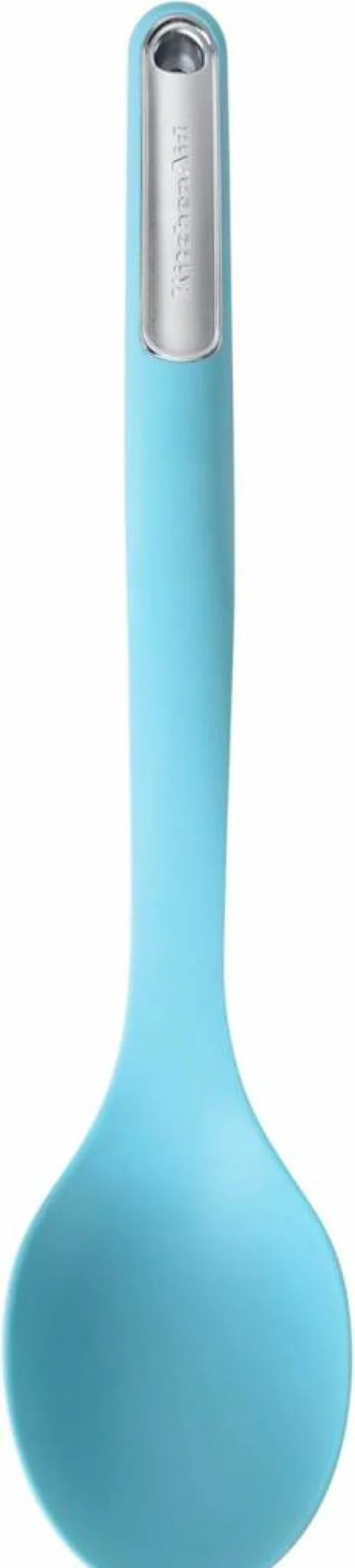 KitchenAid Aqua Sky Silicone Basting Spoon - Heat-Resistant Kitchen Utensil for Cooking, Baking, and Serving