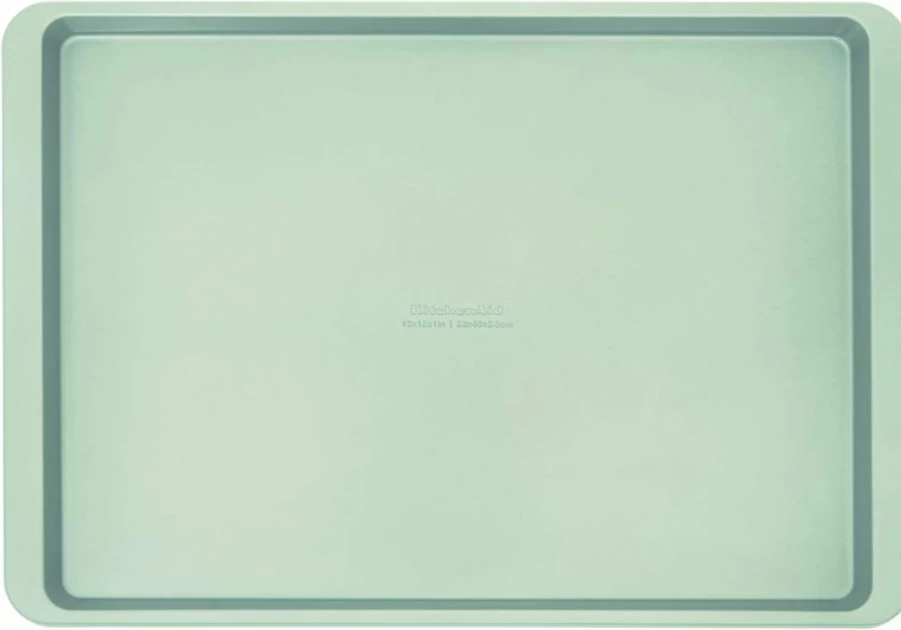 KitchenAid Nonstick Baking Sheet - 12.3x10 Inch Aluminized Steel Cookie Pan, Silver
