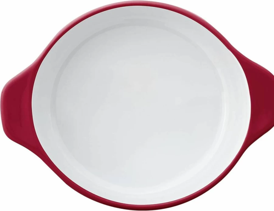 KitchenAid 2-Quart Pistachio Stoneware Casserole Dish - Round Baking Dish for Oven, Microwave & Dishwasher Safe