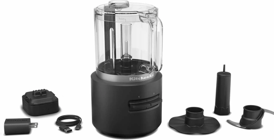 KitchenAid KKVr121 Cordless Kitchen Vacuum Cleaner with Rechargeable Battery - Handheld Portable for Quick Cleanups