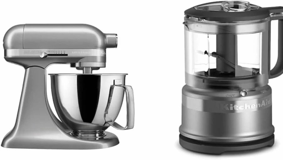 KitchenAid Artisan Mini 3.5QT Tilt-Head Stand Mixer KSM3316X in Contour Silver - Compact Kitchen Mixer for Baking & Cooking