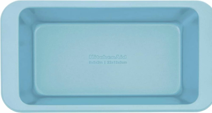 KitchenAid 9x5 Inch Nonstick Loaf Pan, Aluminized Steel Baking Pan, Pistachio Green, Durable & Easy Clean, Perfect for Homemade Bread